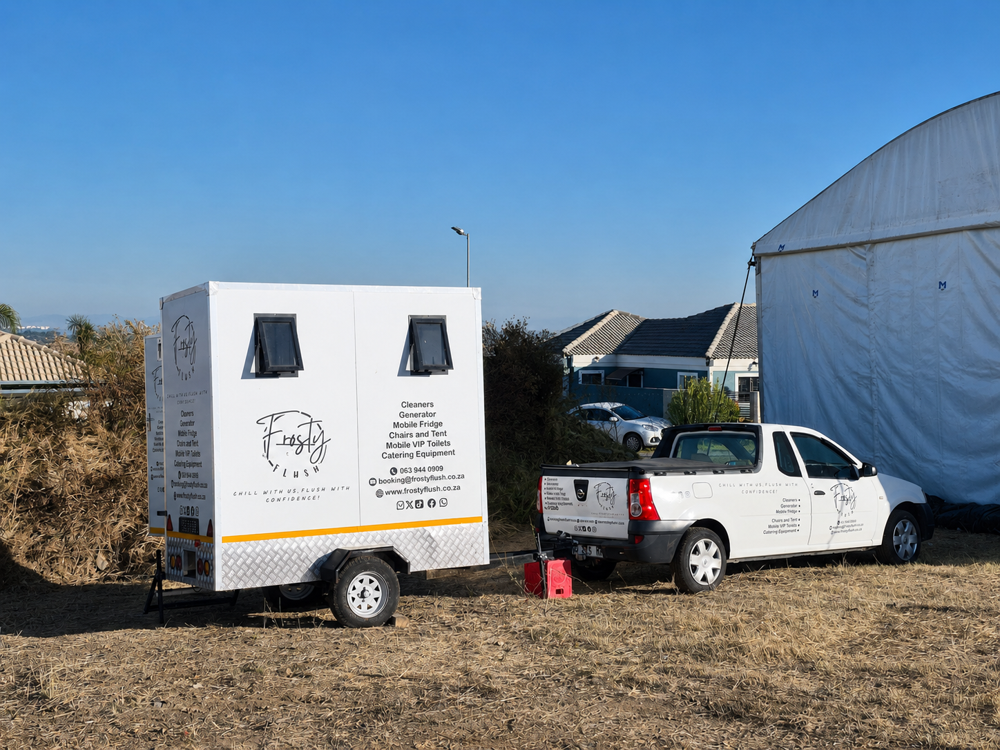 Frosty Flush Mobile Hire Portable Toilets at Event